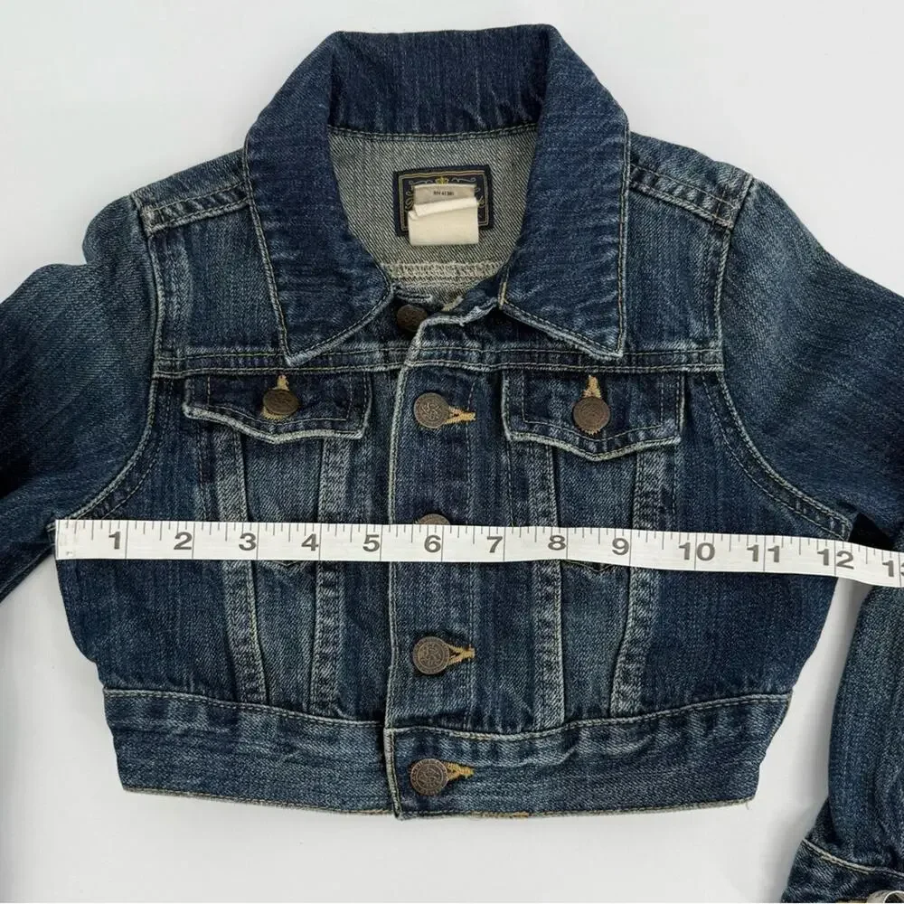 Ralph Lauren‎ Polo Goods Denim Crop Jacket 4/4T